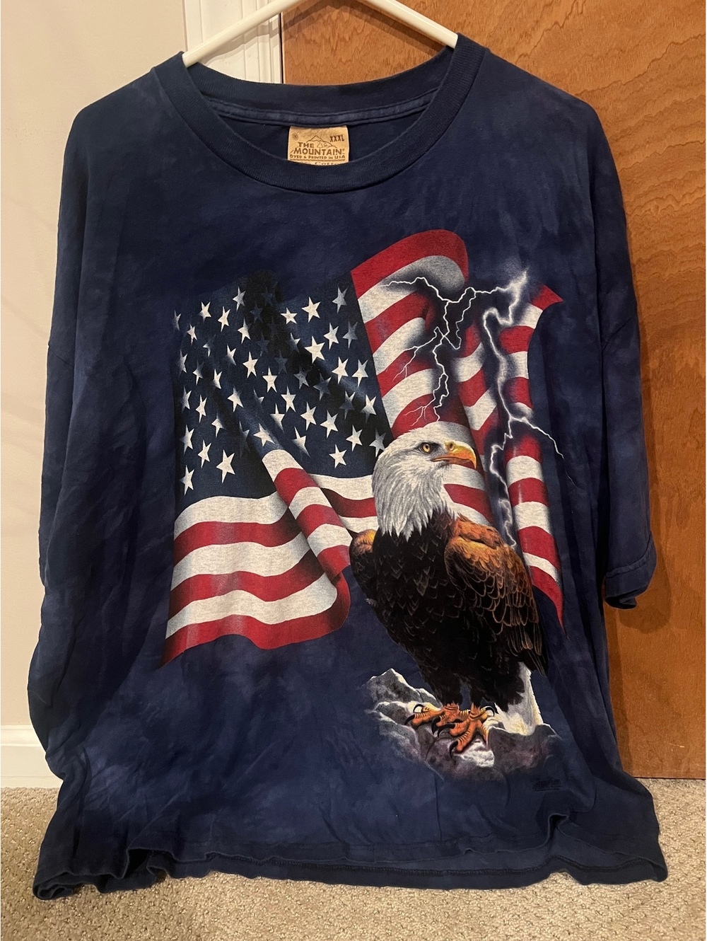 Vintage American Flag and Eagle T-Shirt